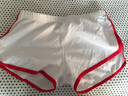 VeniMasee纯棉宽松内裤男士阿罗裤四角短裤高开叉防磨腿内裤居家睡觉大裤衩 红色+浅灰 M 【建议100-130斤】 实拍图