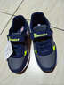 回力童鞋儿童运动鞋秋冬季新款女童针织休闲鞋轻便男童跑步鞋 黑色（魔术贴） 33 内长约21cm 实拍图