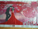 仙韵 十字绣结婚款2024钻石画钻石绣客厅新款砖石绣婚礼系列卧室情侣 满钻180X75厘米（多30%钻量） 实拍图