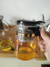 76茶业台湾玻璃泡茶壶飘逸杯内胆过滤茶水分离茶壶耐热耐泡茶壶茶具 YD-570配保温座+配4杯570ml 实拍图