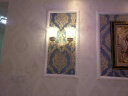 慕庭全铜美式复古壁灯客厅墙壁灯卧室床头纯铜水晶欧式背景墙壁灯 BD1900双头壁灯 实拍图