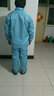 CESK 翻领分体服 洁净服静电服 防尘无尘衣净化室工作服防尘洁净室服装静电衣上衣加裤 有特大码 蓝色 XXL 实拍图