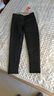 雅鹿女士蚕丝羊毛棉裤五层加厚加绒高腰护膝防寒修身打底外穿光面棉裤 纯黑色光面（厚） 3XL 尺码表中有重量 实拍图