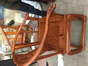 善匠良品 红木家具非洲花梨（学名：刺猬紫檀）皇宫椅子三件套实木沙发圈椅组合太师椅 皇宫椅单把( 带坐垫) 实拍图