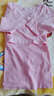 比瘦 哺乳秋衣上衣女打底衫保暖内衣产后月子服喂奶家居服睡衣秋冬厚 粉色【单件上衣】 L 实拍图