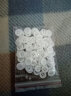 迈利达树脂糖果色纽扣扣子创意手工扣子DIY手工画儿童衬衫 白色 11.5mm 100个 实拍图