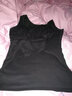 蕾丝抹胸收腰收腹美体保暖背心 秋冬加绒加厚款打底内衣 黑色 XXL（95-115斤） 实拍图