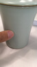 个人杯办公杯禅意杯汝窑杯 美到家会议泡茶杯带盖过滤陶瓷水杯 汝瓷开片 实拍图