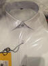 诺贝尔保罗（NOBOLPAUL）衬衫男长袖商务休闲免烫水洗春秋衬衣中老年男士爸爸条纹纯色衬衣 1926-20蓝底白条 41 实拍图