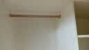 固特（GUTE）衣柜杆衣橱横杆挂衣杆托五金配件加厚衣通法兰底座可裁剪尺寸 减音防滑款-金色【配底座】 杆子101-110cm内 实拍图