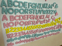 磁善家 磁性字母数字贴 磁性墙贴儿童早教字母冰箱贴 大写字母粉+大写字母蓝 实拍图