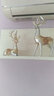 吉召 鹿摆件工艺品酒柜创意家居客厅摆件装饰品电视柜玄关书房办公室摆件乔迁结婚礼物 送礼盒 情侣鹿一对（仿香槟色） 实拍图