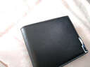 书果儿(SHU GUO ER)新款男士钱包铁边韩版青年男式钱夹潮流卡包 黑色横款#B141 实拍图