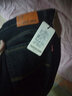 飞艘渡 春夏薄款牛仔裤男宽松男士弹力直筒裤男加肥大码宽腿高腰裤子薄 黑色 801-2 38码=腰围3尺1 实拍图