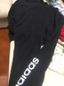 阿迪达斯（adidas）男裤子 2025秋冬季新款卫裤运动裤经典加绒保暖休闲裤束脚长裤子 灰色 adidas字母logo 加绒保暖 XL (185/90A) 实拍图