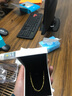 ZJUZ18K金项链素链女士彩金玫瑰金项链锁骨链黄金项链颈链O字链送女友 18K黄金项链 40cm 实拍图