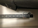 古驰（GUCCI）腰带 男士经典款方扣板扣皮带 GG压纹牛皮腰带商务休闲 黑色【配原装盒】403941 105cm(适合3尺-3尺2腰围) 实拍图