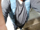RIMIX隐形双肩腋下挎包 军迷战术背包 防水防盗贴身钱包 双肩背心包 蓝色 实拍图