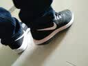 耐克（NIKE）男鞋26秋季新款运动鞋透气轻便耐磨皮面休闲鞋潮流百搭滑板鞋子男  BIG NIKE/黑/白/翠绿 42.5 (270mm) 实拍图
