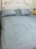 雅鹿 牛奶绒刺绣床上四件套冬季珊瑚绒法兰绒双面加绒被套床罩床单床 轻羽-宾利蓝【防静电 加厚保暖】 1.2m三件套 床单款 -被套150*200cm 实拍图