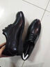 金利来（Goldlion）男鞋新款商务正装系带皮鞋男隐形内增高小码男士系带婚鞋36 37码 黑色 40-比国内品牌皮鞋偏大一码 实拍图