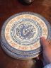 LICHEN 景德镇青花玲珑陶瓷盘 经典传统老式龙纹盘碟 加彩描金餐具 8英寸平盘 直径20.5x高2.5厘米 晒单实拍图