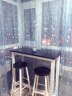思臣 吧台桌家用高脚桌椅组合阳台小吧台简约现代咖啡桌长条桌子 白架+黑色面 单桌/长100*宽40*高100cm 实拍图