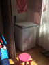 美的(Midea)96升 冷藏冷冻转换冰柜 迷你家用小冷柜 一级能效(悦动粉) BD/BC-96KM(E) 实拍图