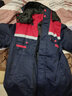 宏安途工作服棉袄棉衣工装男劳保服防风反光条冬季工程服活里活面棉服 红色+藏蓝上衣 165/M 实拍图