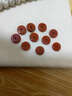 彩荷 原矿无优化南红玛瑙隔片隔珠 金刚手串垫片108颗星月菩提diy配饰 直径7mm/片 实拍图
