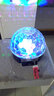 登展 声控氛围灯自转LED 9色水晶魔球七彩灯星空灯舞台灯光婚庆灯酒吧KTV旋转灯闪光灯 可充电款+魔球灯+带遥控器MP3音响箱+蓝牙播放 实拍图