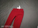 魔之韵弹力紧身小脚打底裤子外穿女士休闲大码胖mm显瘦薄款/加绒裤8181 酒红色【长裤黄金绒冬款】 加绒 L (110-118斤左右) 实拍图