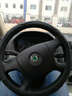 新明锐pro方向盘套真皮柯米克斯柯达昕动晶锐野帝yeti昊锐速派柯迪亚克科迪亚克GT柯珞克21款把套 黑色黑线 实拍图
