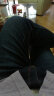 得烁佤堤（DeiSvaldi）冬季加绒牛仔裤男时尚修身男裤弹力加厚长裤大码黑色裤子 深蓝色1808加绒 36码2.75尺 实拍图