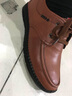 高哥内增高男鞋6cm春夏季鞋子软底软套脚休闲皮鞋隐形内增高鞋驾车鞋 棕色套脚 39 实拍图