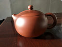 一茗金砂 宜兴紫砂壶茶壶自产自销名家吴娟华高难度大红袍朱泥大品 300CC全手工壶西施壶 大品 约300CC 实拍图