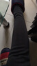 魔之韵显瘦薄款胖MM外穿打底休闲裤子女士春夏秋款小脚紧身裤加绒冬181 黑色长裤【加绒加厚】 XL (118-128斤左右) 实拍图