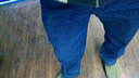 俊欣鸟中老年牛仔裤男秋冬厚款高腰深档宽松弹力免烫直筒休闲爸爸长裤子 深蓝+中蓝色【加绒加厚款】 32 【2尺5腰围】 实拍图