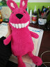 IGNATIUS微笑大牙丑萌公仔呲牙猪布娃娃可爱超萌女孩恐龙毛绒玩具生日礼物 兔子 小号（全长约28cm） 实拍图