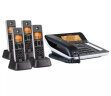 摩托罗拉（Motorola） C7501RC录音电话机无绳子母机远距离无线座机 一键拨号 钢琴烤漆 经理老板 电销办公家用固定电话 7501一拖四 实拍图