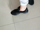 阿迪达斯（adidas）男鞋运动鞋 25秋新款低帮缓震耐磨休闲鞋轻便透气网面时尚跑步鞋 0350/经典黑白/时尚小椰子 40 （内长245mm） 实拍图