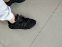 阿迪达斯（adidas）男鞋运动鞋 24夏季新款跑步鞋低帮缓震轻便休闲小椰子慢跑鞋子男 ID0350/经典黑白/时尚小椰子 40 内长245mm 实拍图