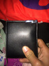 书果儿(SHU GUO ER)新款男士钱包铁边韩版青年男式钱夹潮流卡包 黑色横款#B141 实拍图