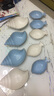 ezicok 早餐盘沙拉盘子点心盘陶瓷盘日式餐具 地中海可爱鱼盘子碟盘 白螺碗 实拍图