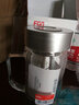富光双层玻璃办公杯高硼硅耐热大容量牛饮水杯 过滤网茶杯便携带盖大号杯子 FB1009-320Bml(有过滤网 颜色随机) 实拍图