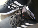 阿迪达斯（adidas）男鞋子2025秋冬季新款网面透气跑步鞋耐磨休闲鞋软底缓震运动鞋  黑色/白 网面透气 建议拍大半码 41 (255mm) 实拍图