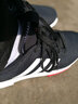 阿迪达斯（adidas）男鞋子2025秋冬季新款网面透气跑步鞋耐磨休闲鞋软底缓震运动鞋  黑色/白 网面透气 建议拍大半码 41 (255mm) 实拍图