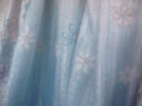 美丽契约 田园花朵半遮光窗帘韩式客厅卧室窗帘 蓝色田园-布(挂钩) 3米宽x2.7高一片 实拍图