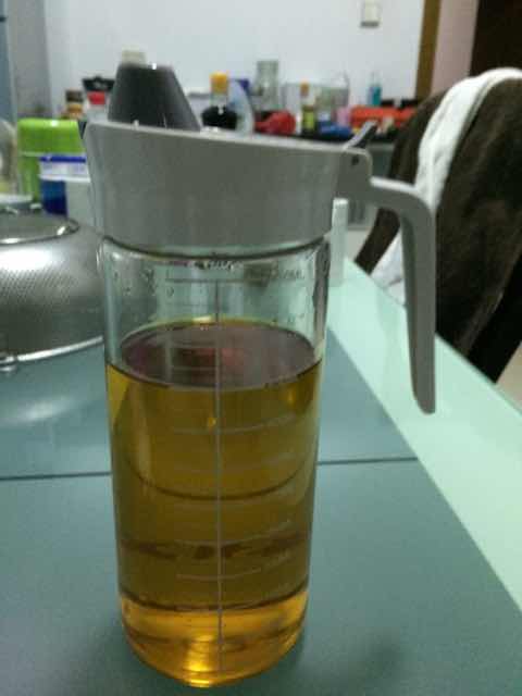 SP SAUCE 日本品牌玻璃油壶大号防漏油罐醋壶带盖酱油瓶厨房调味瓶 银灰580ML 升级款 实拍图