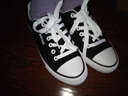 法拉步平跟百搭白色帆布鞋女小白鞋夏季韩版低帮板鞋休闲学生情侣鞋 黑色（D01） 37 实拍图